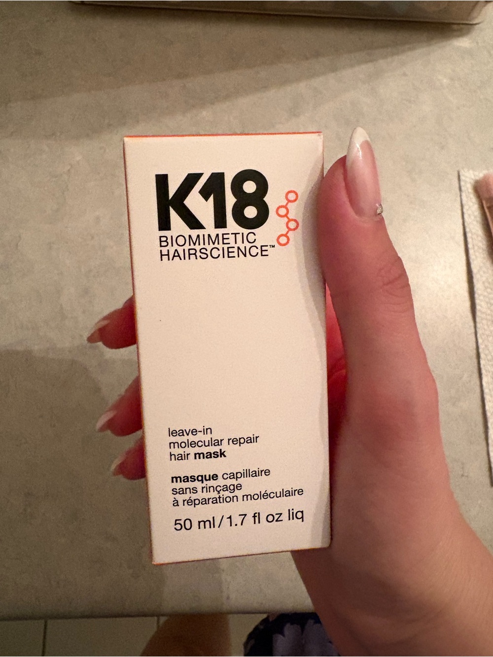 K18 Leave in molecular repair hair mask NEW